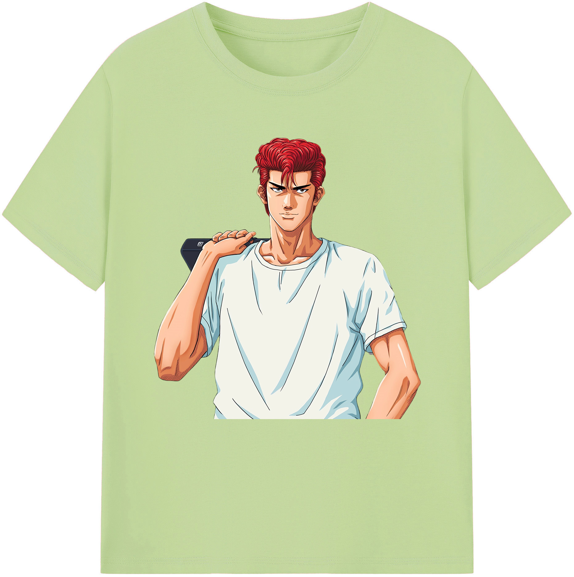 SLAM DUNK／スラムダンク 綿100％半袖Tシャツ（フロントプリント）